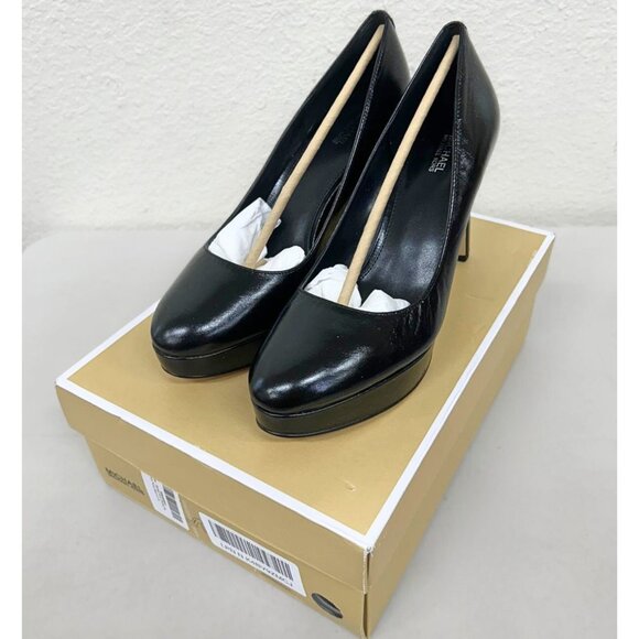 Michael Kors Shoes - Michael Kors Women's Chantal Leather Platform Pump Heels